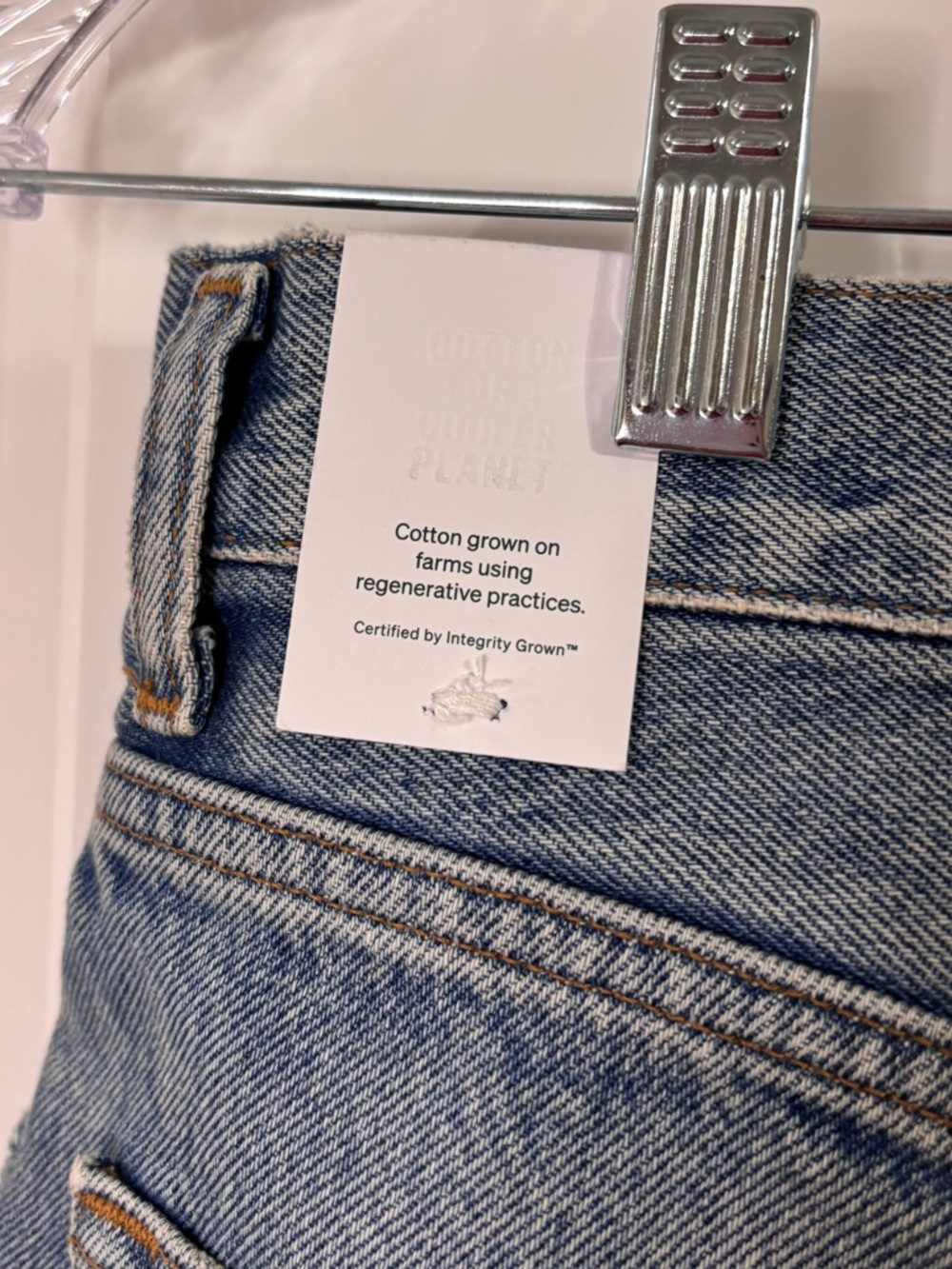 AGOLDE NWT Ridley Short Chant High Rise Vintage Denim Cut Off Jeans Size 26 - Picture 5 of 10